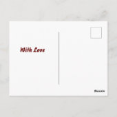 ハッピーバレンタインデー孫 ポストカード (裏面)