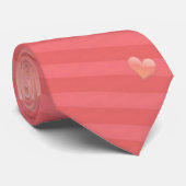 ハッピーバレンタインデー小さなハート型のフォント ネクタイ (ロール)