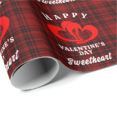 ハッピーバレンタインデー恋人 ラッピングペーパー (ロールコーナー)