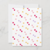 ハッピーバレンタインデー恐竜のバレンティヌスカード ノートカード (裏面)