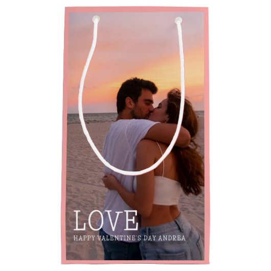 ハッピーバレンタインデー抱き枕 スモールペーパーバッグ (正面)