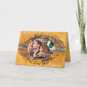 ハッピーバレンタインデー抽象芸術サンセット0612 シーズンカード (正面)