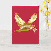 ハッピーバレンタインデー挨拶 カード (黄色い花)