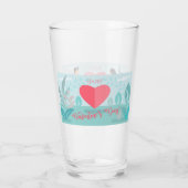 ハッピーバレンタインデー春庭園 タンブラーグラス (裏面)