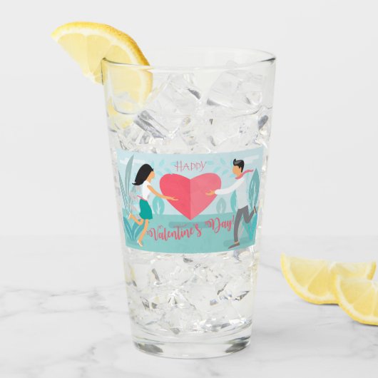 ハッピーバレンタインデー春庭園 タンブラーグラス (アイス正面)