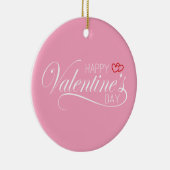 ハッピーバレンタインデー書 |オーナメント セラミックオーナメント (右)