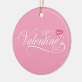 ハッピーバレンタインデー書 |オーナメント セラミックオーナメント (左)