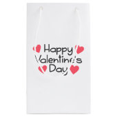 ハッピーバレンタインデー書|抱き枕 スモールペーパーバッグ (裏面)