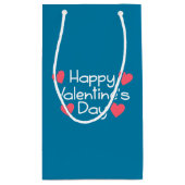 ハッピーバレンタインデー書 |抱き枕 スモールペーパーバッグ (裏面)