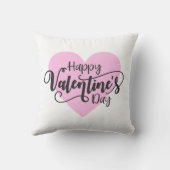 ハッピーバレンタインデー書 |装飾用クッション クッション (裏面)