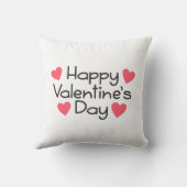 ハッピーバレンタインデー書 |装飾用クッション クッション (裏面)