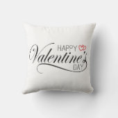 ハッピーバレンタインデー書 |装飾用クッション クッション (裏面)