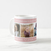 ハッピーバレンタインデー最高のママエバーカスタム コーヒーマグカップ (正面左)