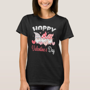 ハッピーバレンタインデー格言ハートメンズ Tシャツ