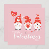 ハッピーバレンタインデー格言レッドピンク (正面/裏面)