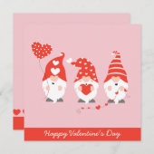 ハッピーバレンタインデー格言レッドピンク (正面/裏面)