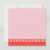 ハッピーバレンタインデー格言レッドピンク (裏面)