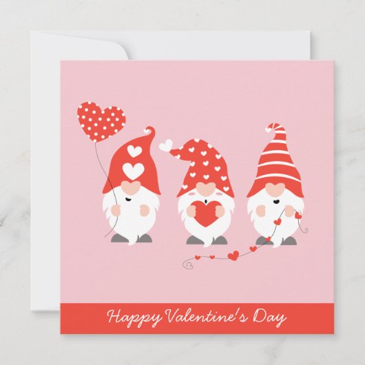 ハッピーバレンタインデー格言レッドピンク (正面)