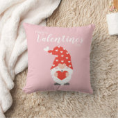ハッピーバレンタインデー格言レッドピンク クッション (ブランケット)