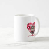 ハッピーバレンタインデー猫 コーヒーマグカップ (正面右)