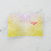 ハッピーバレンタインデー男の赤ちゃん シーズンカード (内部)