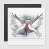 ハッピーバレンタインデー磁気カード (正面/裏面)