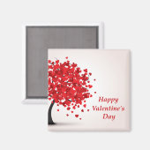 ハッピーバレンタインデー磁石 マグネット (正面/裏面)