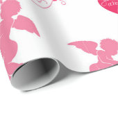 ハッピーバレンタインデー私の天使 ラッピングペーパー (ロールコーナー)