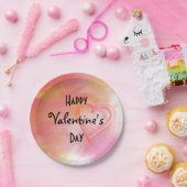 ハッピーバレンタインデー紙プレート ペーパープレート (パーティー)