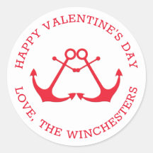 ハッピーバレンタインデー航海のいかりカスタムかわいい