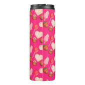 ハッピーバレンタインデー菓子およびキャンディパターン タンブラー (裏面)