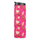 ハッピーバレンタインデー菓子およびキャンディパターン タンブラー (回転右)