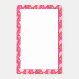 ハッピーバレンタインデー菓子およびキャンディパターン ポストイット