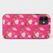 ハッピーバレンタインデー菓子およびキャンディパターン Case-Mate iPhoneケース (裏面(横))