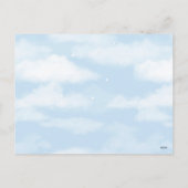 ハッピーバレンタインデー象の耳と耳 シーズンポストカード (裏面)