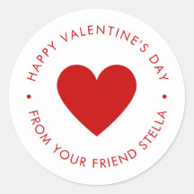 ハッピーバレンタインデー赤いハートキッズカワイイカスタム