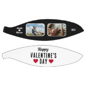 ハッピーバレンタインデー赤いハート2写真 バスケットボール (パネル)