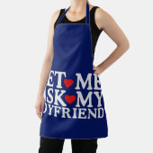 ハッピーバレンタインデー頼に私のボーイフレンド エプロン (インサイチュ)