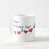 ハッピーバレンタインデー馬 コーヒーマグカップ (正面左)