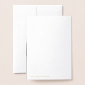 ハッピーバレンタインデー高級実在フォイルフォトカード 箔カード (裏面封筒付き)