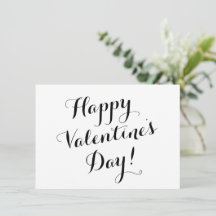 ハッピーバレンタインデー黒字書