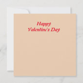 ハッピーバレンタインデー (裏面)