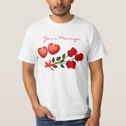 ハッピーバレンタインデー10シャツ Tシャツ (正面)