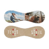 ハッピーバレンタインデー2フォトコラージボーイフレンド 野球ボール (パネル)