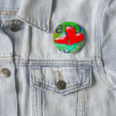 ハッピーバレンタインデー2赤いハートボタン 缶バッジ (インサイチュ)