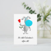 ハッピーバレンタインデー2021ドッグマスク シーズンポストカード (スタンド正面)