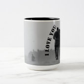 ハッピーバレンタインデー2022マグカップ ツートーンマグカップ (中央)