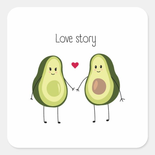 ハッピーバレンタインデー2023おもしろい画像かわいい スクエアシール (正面)