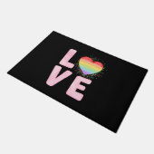 ハッピーバレンタインデー2023アイディア ドアマット (アングル)