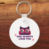 ハッピーバレンタインデー2023 -おもしろいラブイメージ キーホルダー (正面)